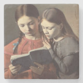 芸術家の姉妹Signeおよびアンリエット ストーンコースター (正面)