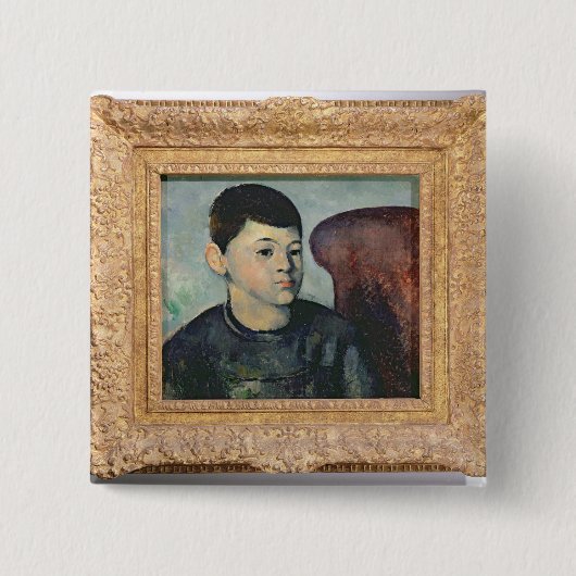 芸術家の息子のポールセザンヌ|のポートレート、1881- 缶バッジ (正面)