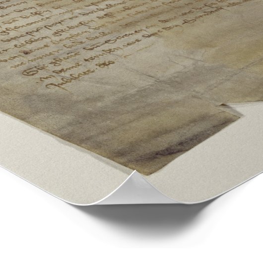 芸術家の最後の意志と遺言 ポスター (角)