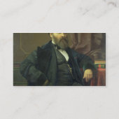 芸術家の自画像、1869年(キャンバスの油) 名刺 (裏面)