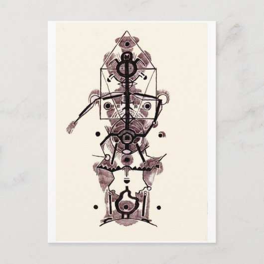 芸術家の解剖学 ポストカード (正面)