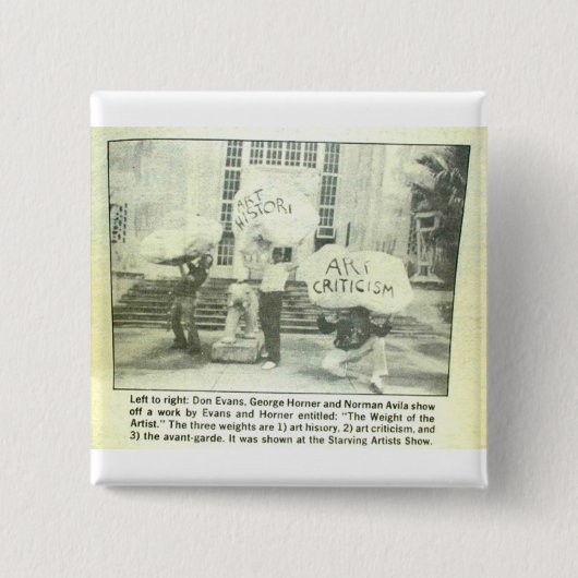 芸術家の重量 缶バッジ (正面)