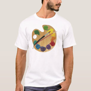 芸術家の` sのパレットのカラーホイール tシャツ