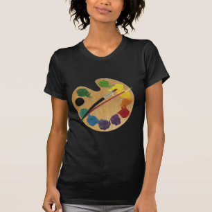 芸術家の` sのパレットのカラーホイール tシャツ