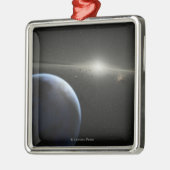 芸術家のastroidベルトの写真の概念 メタルオーナメント (左)