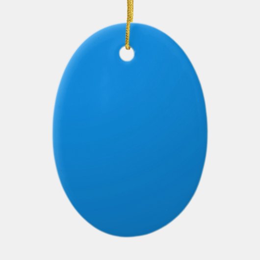 芸術家は青い色の陰を作成しました: txt nのイメージを加えて下さい セラミックオーナメント (正面)
