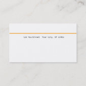 芸術家を編む回されたヤーンの芸術の技術 名刺 (裏面)