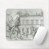 芸術家を訪問する馬上のミケランジェロ マウスパッド (マウス)