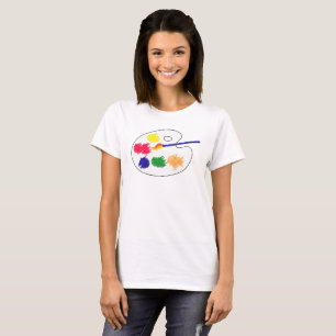 芸術家パレット Tシャツ