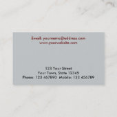 芸術家ペインターの先生 名刺 (裏面)