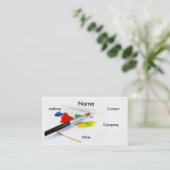 芸術家ペインター 名刺 (スタンド正面)