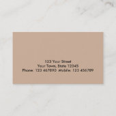 芸術家ペインター 名刺 (裏面)