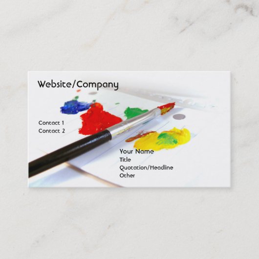 芸術家株式会社 名刺 (正面)