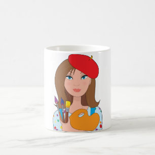 芸術家 コーヒーマグカップ