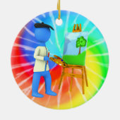 芸術家 セラミックオーナメント (裏面)