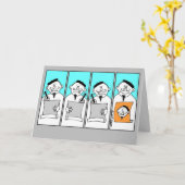 芸術家(バースデー・カード) カード (黄色い花)