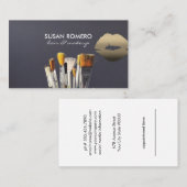 芸術家 |ヘアメイクアップ 予約カード (正面/裏面)