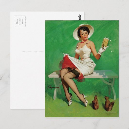 芸術家 ポストカード (正面/裏面)