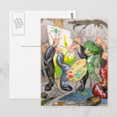 芸術家 ポストカード (正面/裏面)