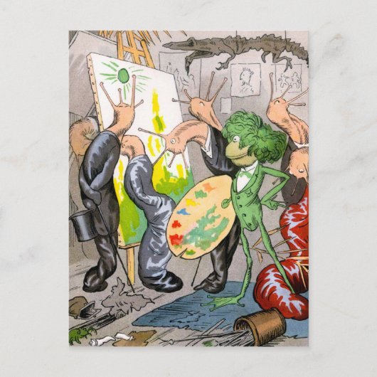 芸術家 ポストカード (正面)