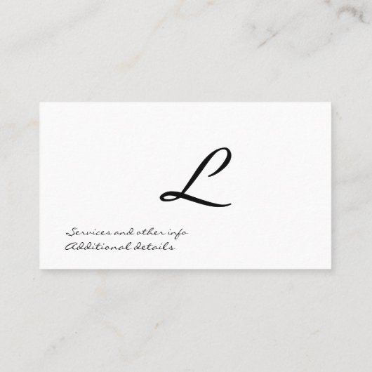 芸術家 名刺 (裏面)