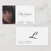 芸術家 名刺 (正面/裏面)