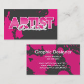 芸術家 名刺 (正面/裏面)