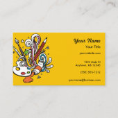 芸術家 名刺 (正面)