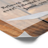 芸術家、画家、人生の祝祭 ― 葬儀の写真 ポスター (角)