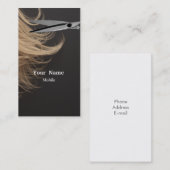 芸術家-美容師--を構成して下さい 名刺 (正面/裏面)