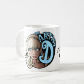 芸術家Dのマグ コーヒーマグカップ (正面左)
