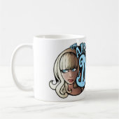 芸術家Dのマグ コーヒーマグカップ (左)