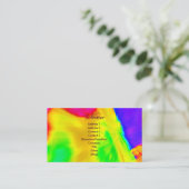 "芸術家IV"のプロフィールカード 名刺 (スタンド正面)