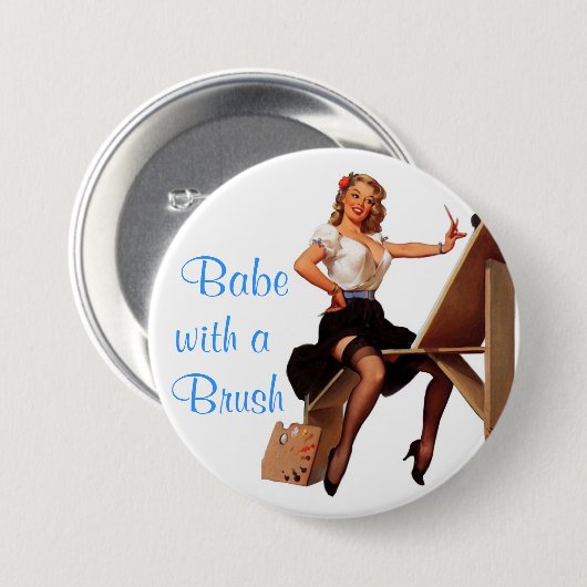 芸術家Pin 缶バッジ (正面&裏面)