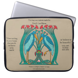 芸術工芸品ツルパーソナライズされた(2) ラップトップスリーブ