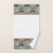 芸術工芸品ピネコーンバスタオオルセット バスタオルセット (ハンドタオル)