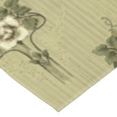 芸術工芸品ミッションスタイルホワイトフローラルパターン テーブルクロス (アングル)