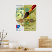 芸術工芸品展 ポスター (キッチン)