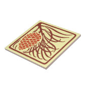 芸術工芸品工芸士ミッションスタイルピネコン タイル (側面)