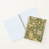 芸術工芸庭園:美しいオーガニック ノートブック (内部)