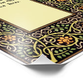 芸術工芸運動1900フレーム フォトプリント            (角)