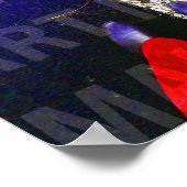 芸術感動的を作る ポスター (角)