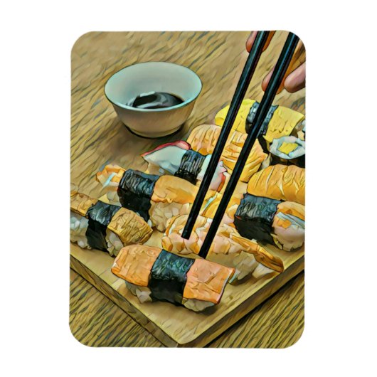 芸術日本の愛好家 マグネット (縦)