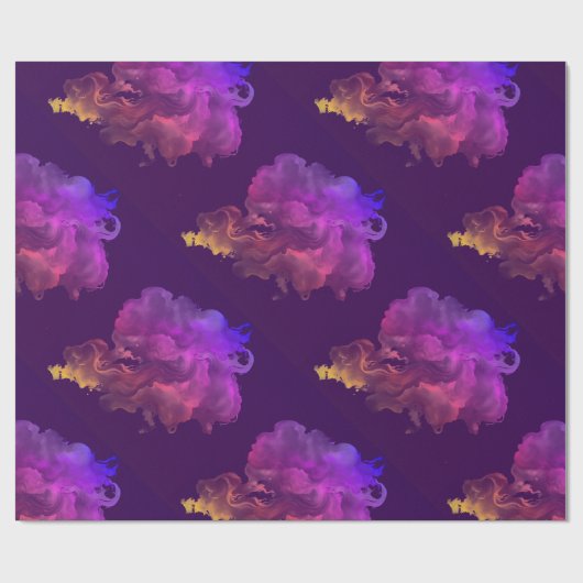 芸術的かわいらし抽象芸術 ラッピングペーパー (フラット)