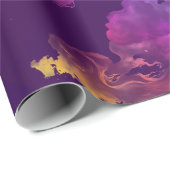 芸術的かわいらし抽象芸術 ラッピングペーパー (ロールコーナー)