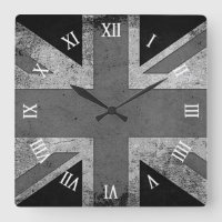 芸術的でグランジなイギリスの旗