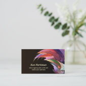 芸術的で創造的な名刺 名刺 (スタンド正面)