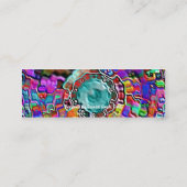 芸術的で細い3" x 1"名刺 スキニー名刺 (裏面)