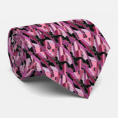 芸術的で黒いプードル犬の抽象美術 ネクタイ (ロール)