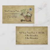 芸術的で、優雅な水は庭いじりをするできます事3 名刺 (正面/裏面)